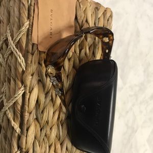 Bvlgari Tortoise Shell Sunglasses